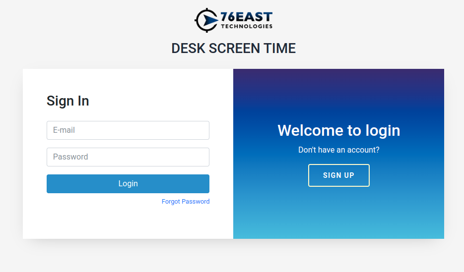 Desk Screen Time (Time Tracker)